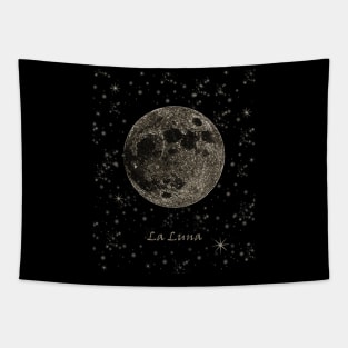 La Luna The Moon Tapestry