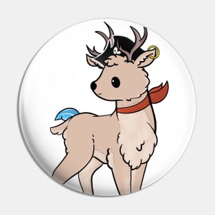 Cute Pirate Deer Chopper Pin