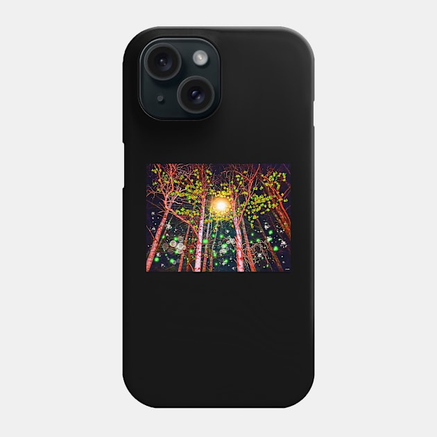 Fireflies in the Forest Phone Case by danieljanda