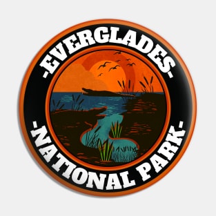 Retro Everglades National Park Pin