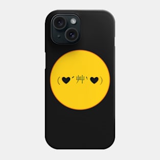 Hearts and cool Emoji Phone Case