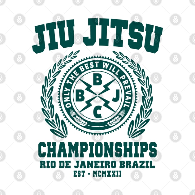 JIU JITSU CHAMPIONSHIPS by Tshirt Samurai