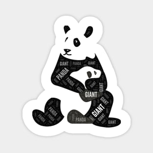 Giant panda (Ailuropoda melanoleuca) Magnet