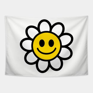 Elle's Smiley Face Daisy Tapestry