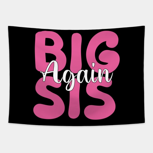 Big Sis Again Tapestry by mdr design