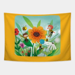 Summer bees! Tapestry