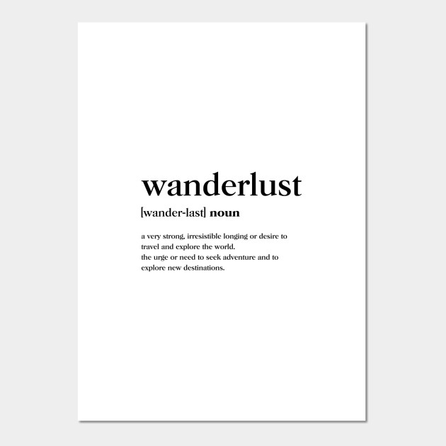 Wanderlust Definition Black Adult Tank Top Wanderlust Definition Black Adult Tank Top