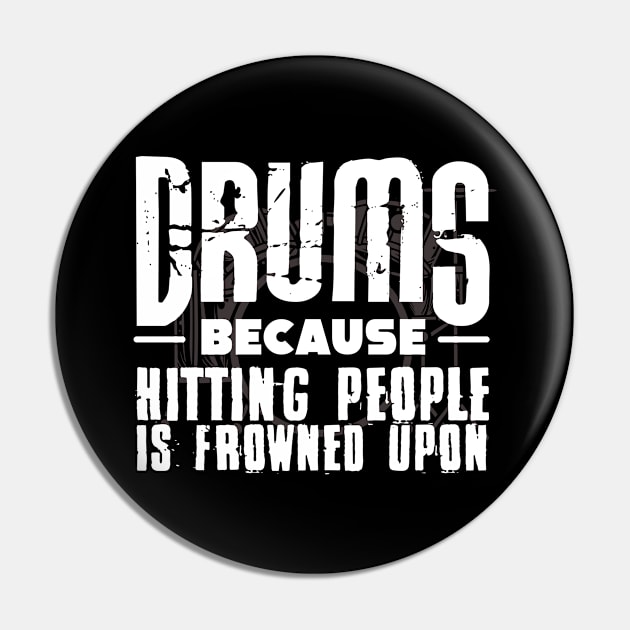 Drums Dummer Pin by Teeladen