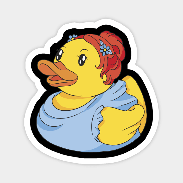 Ask Me About My Duck Disguise Funny Quack Costume Magnet by FunSillyShop