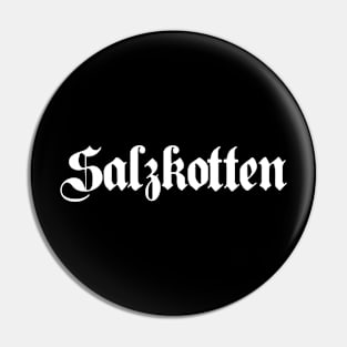 Salzkotten written with gothic font Pin