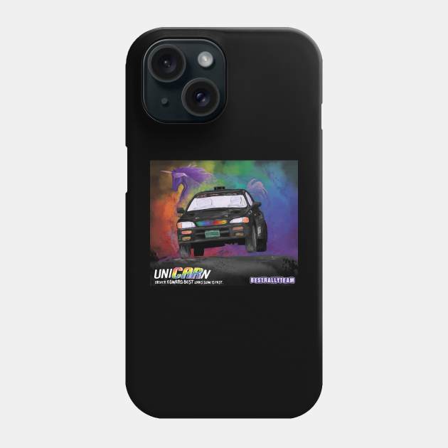 Best Rally Team Rainbow Dust Merch Phone Case by Becky Best Art