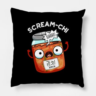 Scream-chi Funny Kimchi Puns Pillow