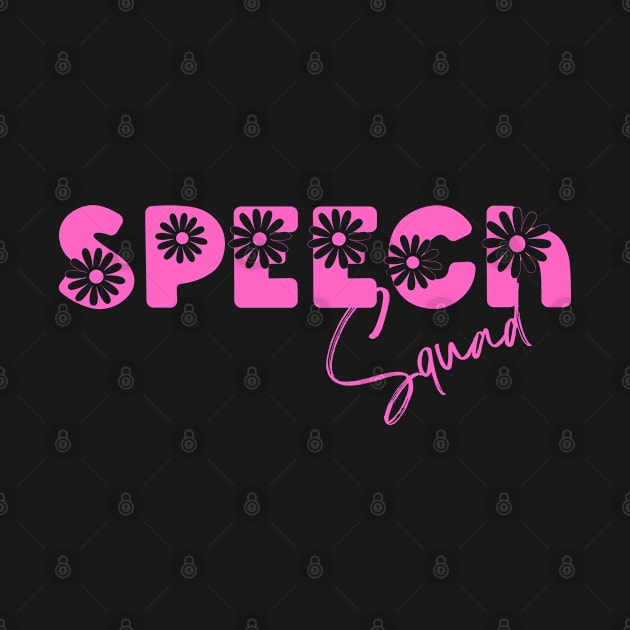 Speech Squad speech therapist by Daisy Blue Designs