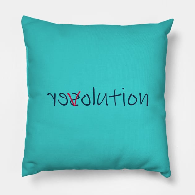 Revolution of lov(s)ers Pillow by KamishAndrew