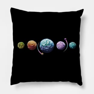 Astroneer Planets Pillow