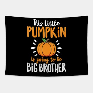 Funny Little Pumpkin Pregnancy Announcement Halloween Gift Tapestry