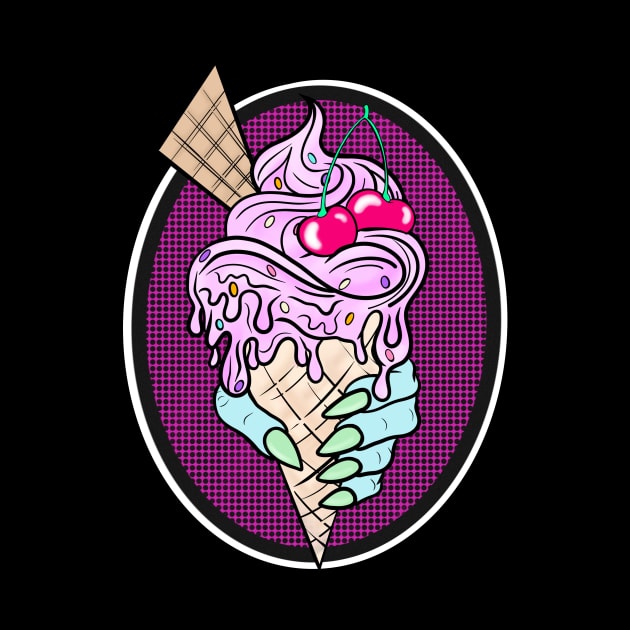 Cherry Ice-Cream by ScribblinDiamonds