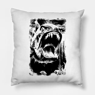 Monster piranha Pillow