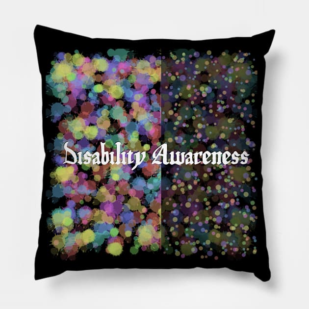 Disability Awareness Pillow by imsnos