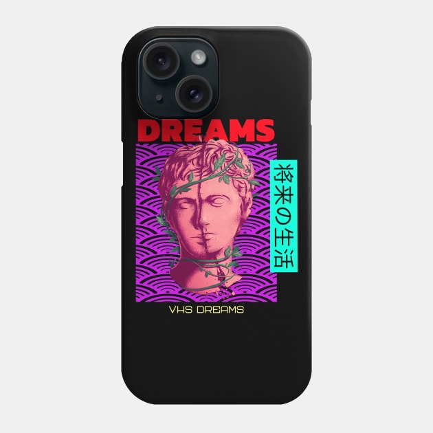 Dreams, VHS Dreams Future Life Phone Case by Dosiferon