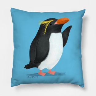 Macaroni Penguin Pillow