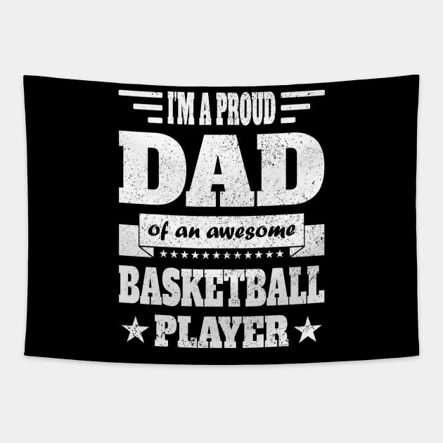 Basketball dad Tapestry by RockyDesigns