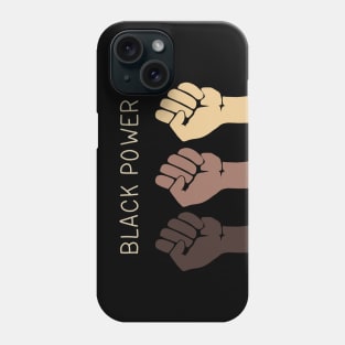 Black Power Fists Phone Case