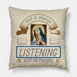 Keep on Praying Pillow