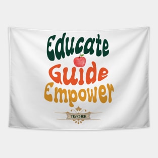 Teachers Motivational Phrase Gifts Tapestry