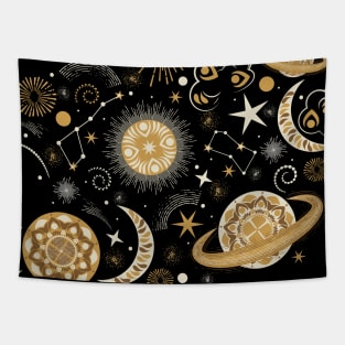 Galaxy Mandala- Bohemian Space Adventure Tapestry