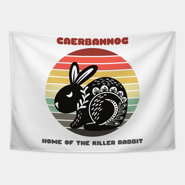 Caerbannog: Home of the Killer Rabbit Tapestry by nathalieaynie