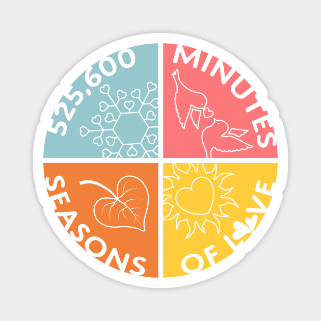 Seasons of Love Magnet by Daymark Visuals