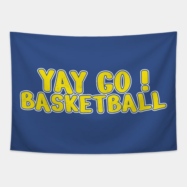 funny basketball Tapestry by dishcubung