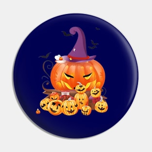 Funny Halloween Pumpkin Pin