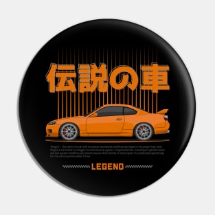 Tuner Orange Silvia S15 JDM Pin