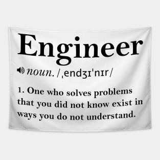 Funny Engineer Definition Tapestry