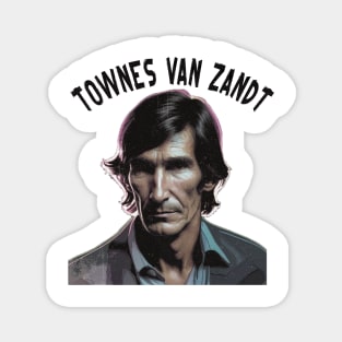 Townes Van Zandt vintage Magnet