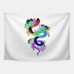 Rainbow Snake Tapestry