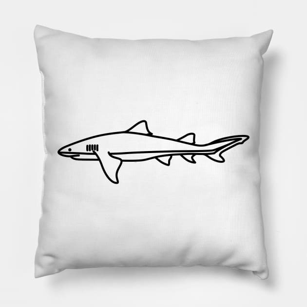 Lemon Shark Pillow by Radradrad