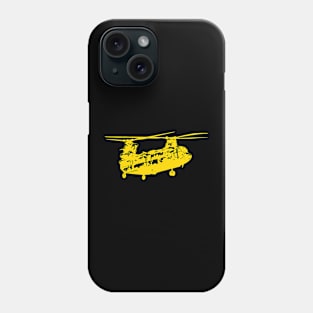 Grunge Helicopter Phone Case