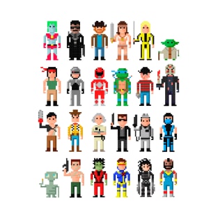 Pixel Characters T-Shirt