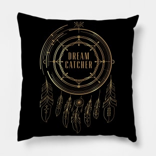 Dreamcatcher Fall Asleep In The Mirror Logo Pillow