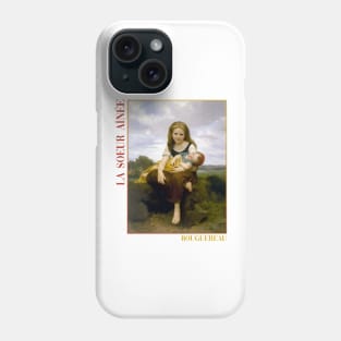 The Elder Sister by Bouguereau Phone Case