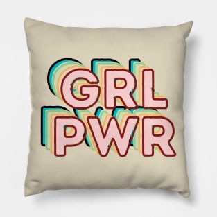 Girl Power Women Empowerment Quote Pillow