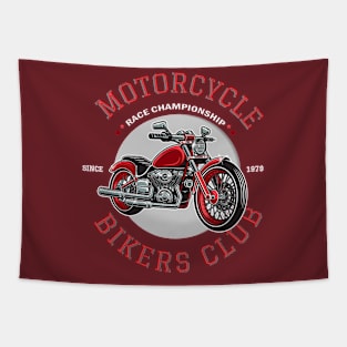 Motorcycles Race Championship Tapestry