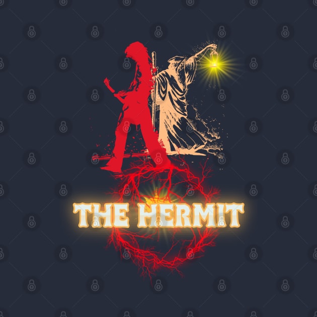 The Hermit Tarot Man by bert englefield 