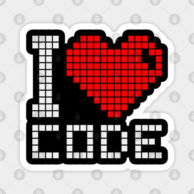 I Love Code Magnet by nickbeta