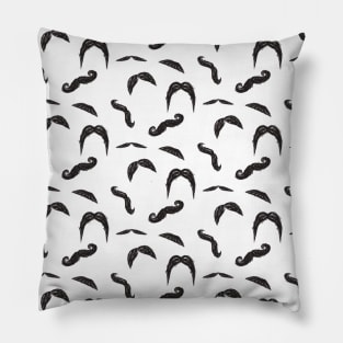 Moustache Types pattern Pillow