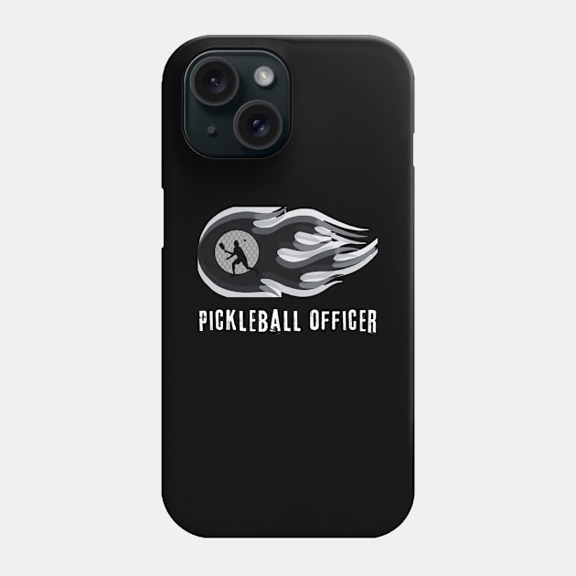 pickleball player officer team officer police, Army Navy Airforce  Group team players Phone Case by KIRBY-Z Studio