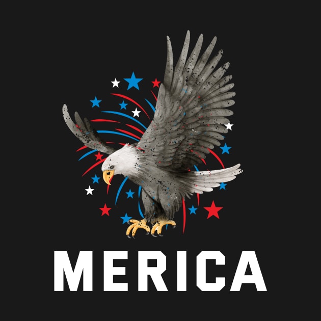 Merica  Eagle USA 4th July eagle by CoolFuture